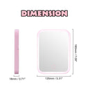 LED Touch Screen Makeup Mirror Desktop Cosmetics Lighting Mirrors USB Adjustable
