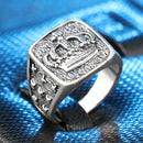 European And American Explosion Crown Retro Ring