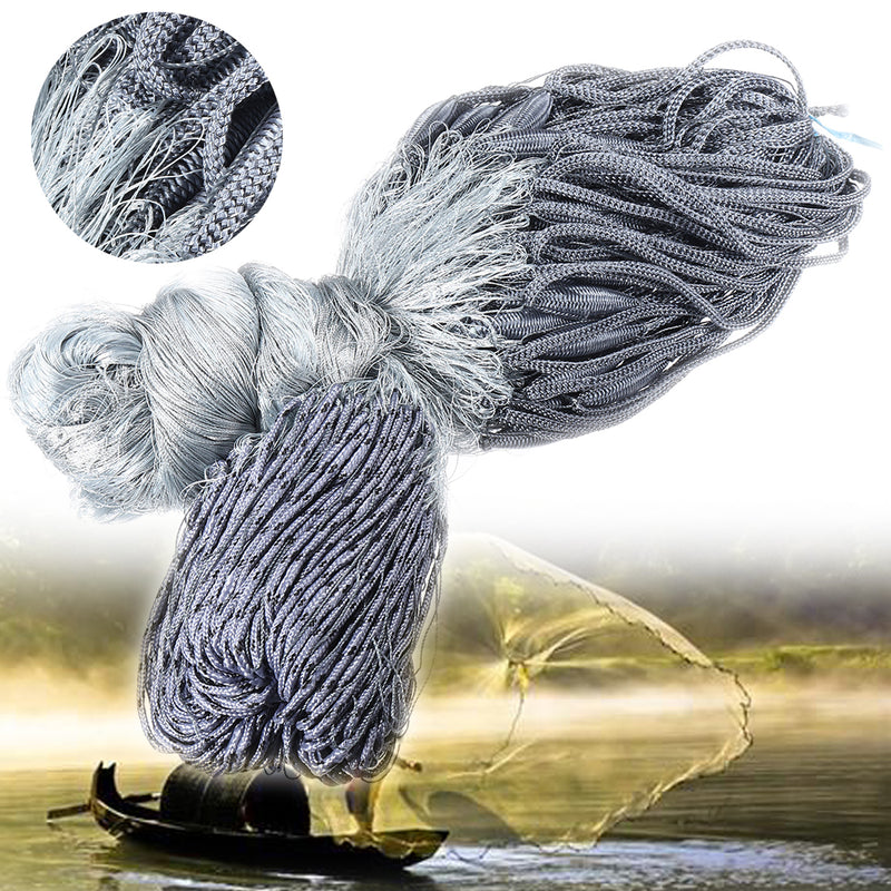 ZANLURE 30x1.8m Nylon 4x4cm Mesh Hole Fishing Gill Net Fishermen Tackle Trap Fishing Tools