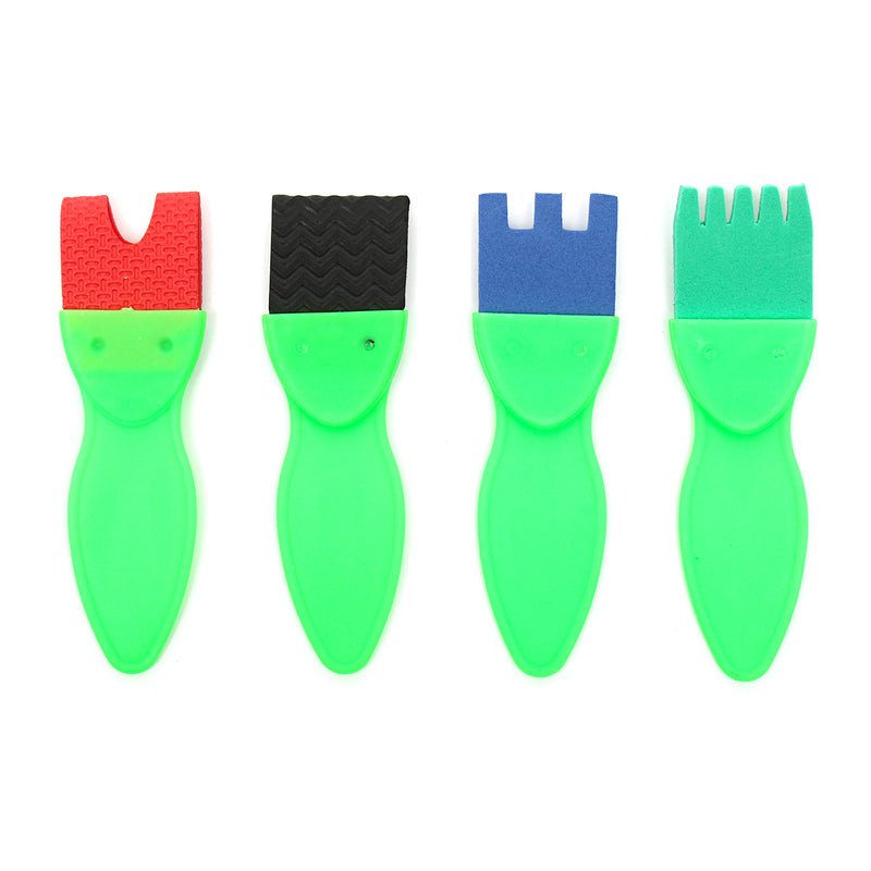 56Pcs DIY Child Painting Tool Kit Roller Mold Sponge Educational Drawing Toys Gift