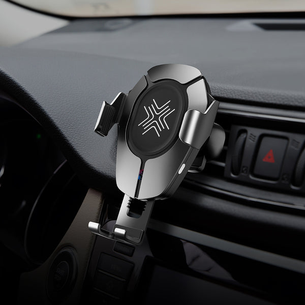 ROCK 10W Infrared Sensor Fast Charging Wireless Charger Car Phone Holder For iPhone XR XS  HUAWEI P30 XIAOMI MI9 S10 +