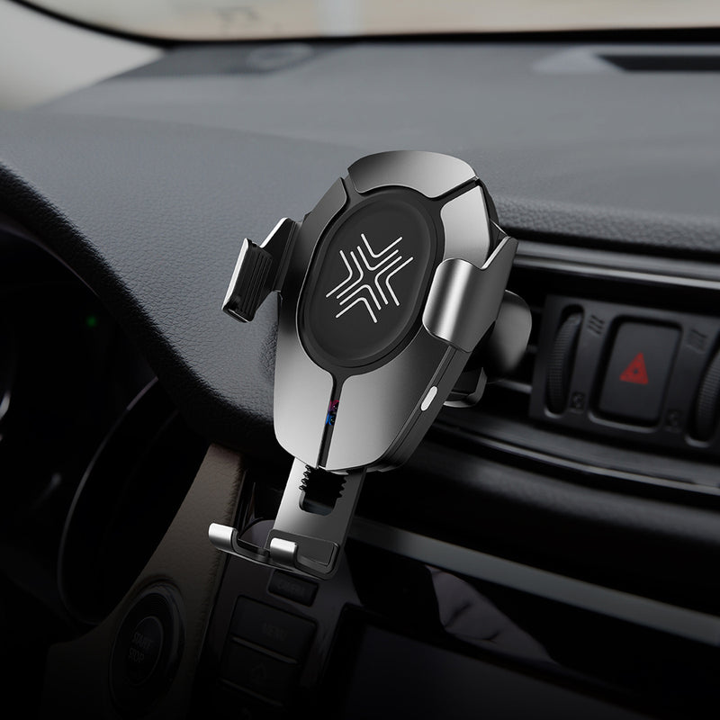 ROCK 10W Infrared Sensor Fast Charging Wireless Charger Car Phone Holder For iPhone XR XS  HUAWEI P30 XIAOMI MI9 S10 +