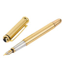 LUOSHI 765 Fountain Pen 0.7mm Gold Plated Carved Medium Nib