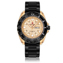 NAVIFORCE 9105 Business Style Male Wristwatch Stainless Steel Analog Quartz Watch