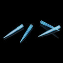 500Pcs/Set 1000ul Blue Plastic Disposable Pipette Tips Liquid Pipette Nozzle Accessories Liquid Transfer Laboratory Experiment