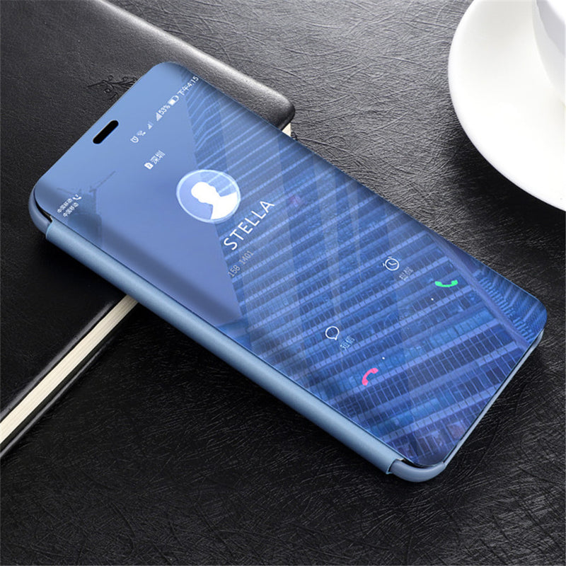Bakeey Smart Sleep Transparent Window Flip Protective Case for Huawei Mate 20 Lite Maimang 7