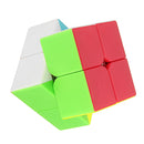 Amazing Cube 2x2 Magic Cube Anti Stress Adults Kids Puzzle Toy Vivid Color Square Magic Cube Puzzle Science Education Toy Gift