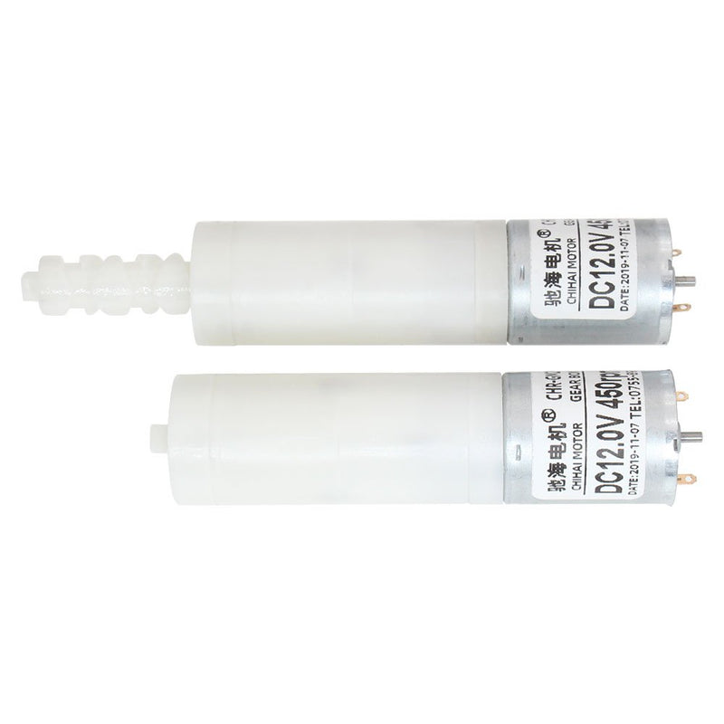 CHIHAI CHR-GM25-SM30 Rotary Telescopic Thrust Reducer Gear DC Motor 12V Worm Cyclotron Telescopic Structure with Encoder