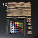 3Pcs Electronic Parts Component Resistor Switch Button Kit