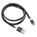 Onten OTN 7287 Black Lightning to Micro USB flat cable for Android devices Aluminum Alloy Shell