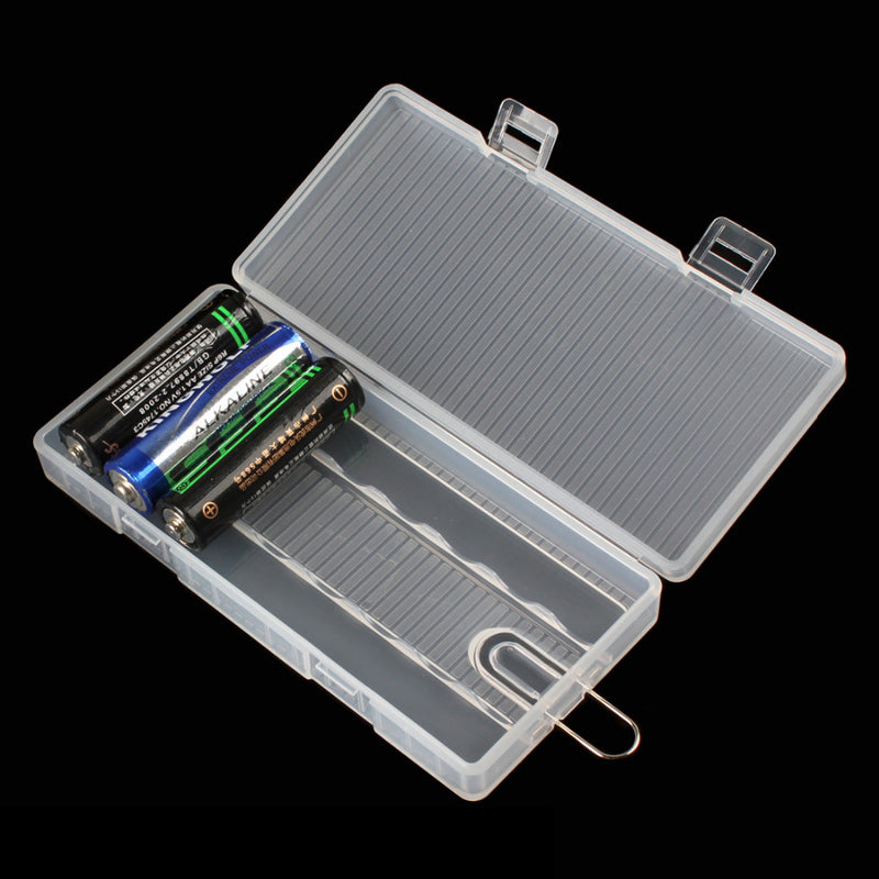 AA Battery Holder Organizer Portable Hard Plastic Case Storage Box