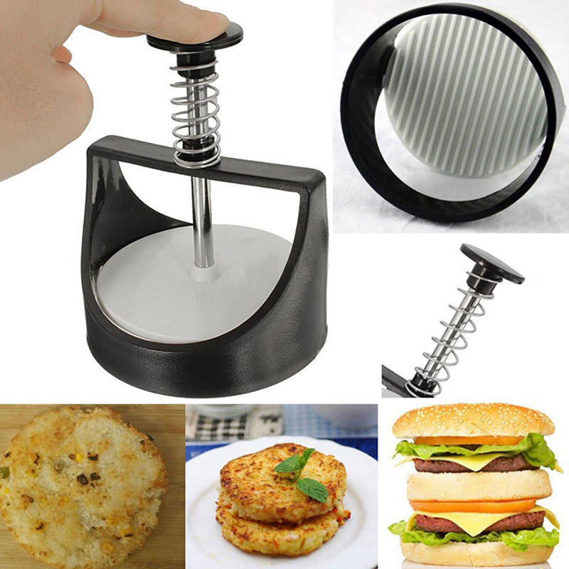 Plastic Burger Press Slider Patty Mold Stainless Steel Meat Press Maker Cooking Tool  Meat Tools
