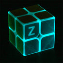 Classic Magic Cube Toys 2x2x2 PVC Sticker Block Puzzle Speed Cube Dark Luminous