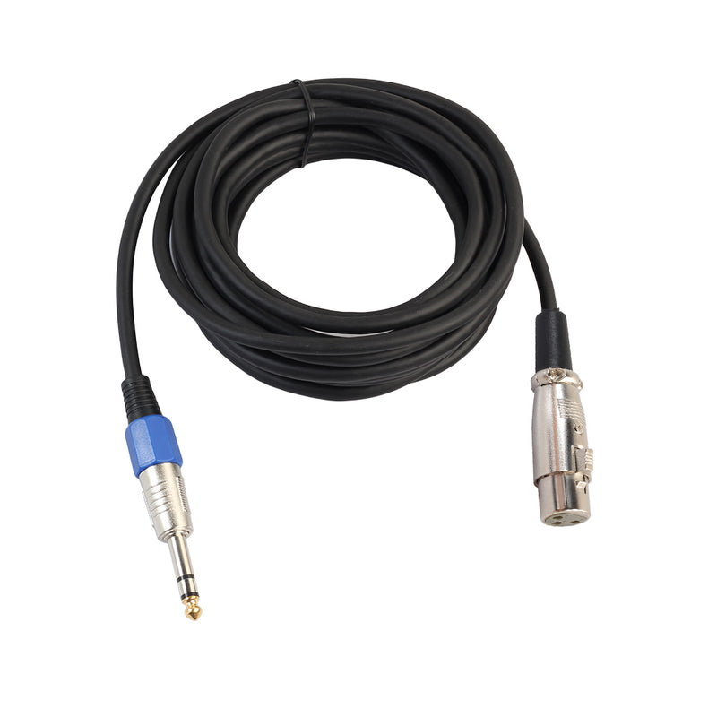 REXLIS 3094K 1.8/ 3M 6.35 Stereo Male to XLR Canon Female Microphone Audio Cable