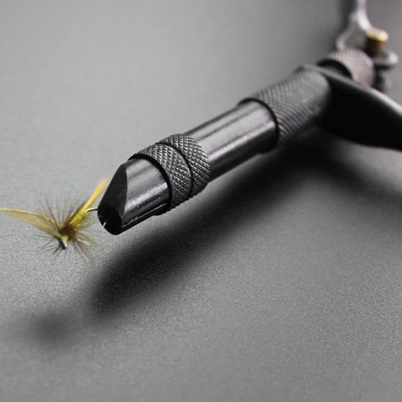 ZANLURE Stainless Steel 26cm Fly Tying Vise 4cm Max Clip C-clamp Fly Lure Tying Fishing Tool