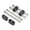 Watch Band Connecting Adapters Parts For Suunto Core All Black Watch Band Strap
