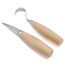2pcs Spoon Wood Carving Chisel Top Set Woodcarving Tool Hook Whittling Beaver Craf Set