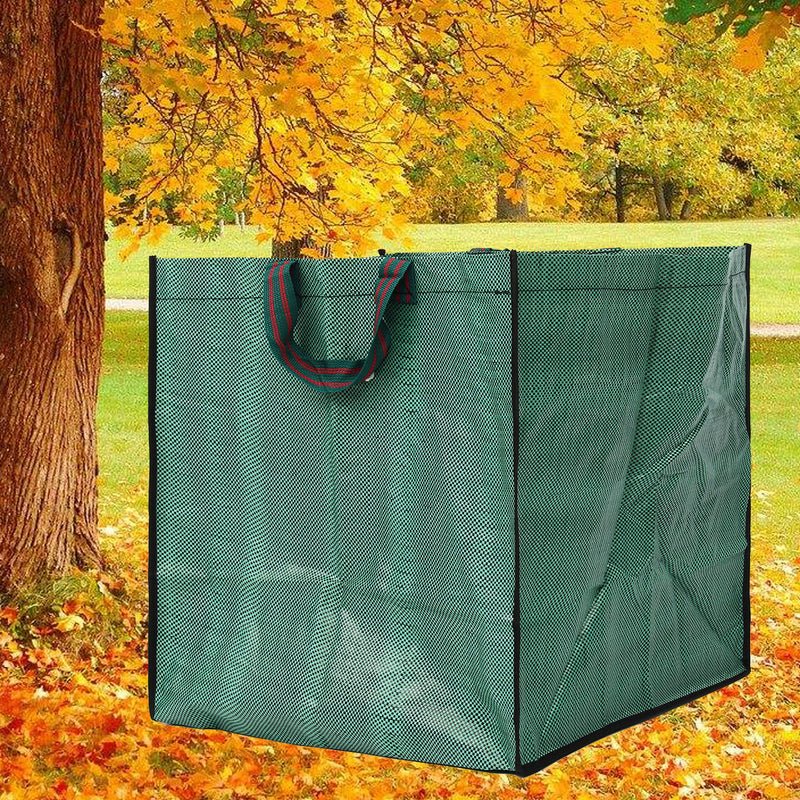 Reusable Waterproof Portable Duty Garden Waste Bag Refuse Sack Leaves Grass Bin