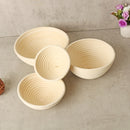 Round Banneton Brotform Rattan Basket Bread Dough Proofing Rising Loaf Proving 4 Sizes