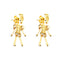Unisex Retro Stainless Steel Ear Stud Skull Creative Earring Gift for Men Women