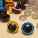 80pcs 15mm Plastic Safety Eyes For Teddy Bear Doll Animal Puppet