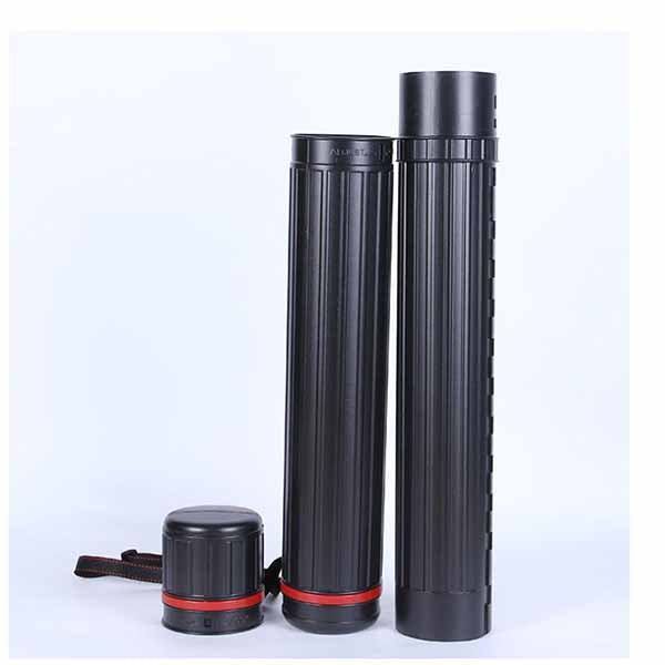 TAA High Quality Painting Bucket In Black Telescopic Plastic Drawing Tube Collection