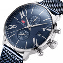 MINI FOCUS MF0135G Waterproof Business Style Men Wrist Watch Date Display Quartz Watch