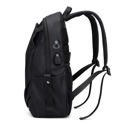 FLAMEHORSE Business Laptop Bag Multifunctional Waterproof Simple Casual USB Charging Backpack