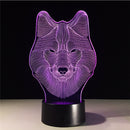 Colorful Festival Halloween LED 3D Illusion Lamp Night Light TF Card bluetooth Speaker