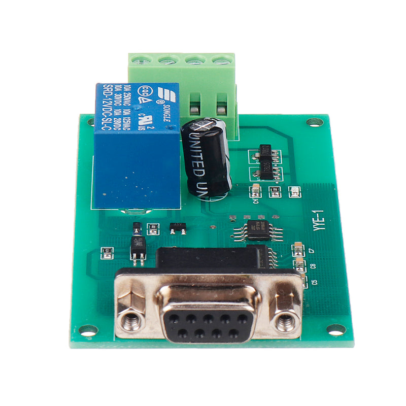 YYE-1 5V/12V/24V RS232 Serial Port Control Relay Module MCU MAX232 USB Control Switch Board