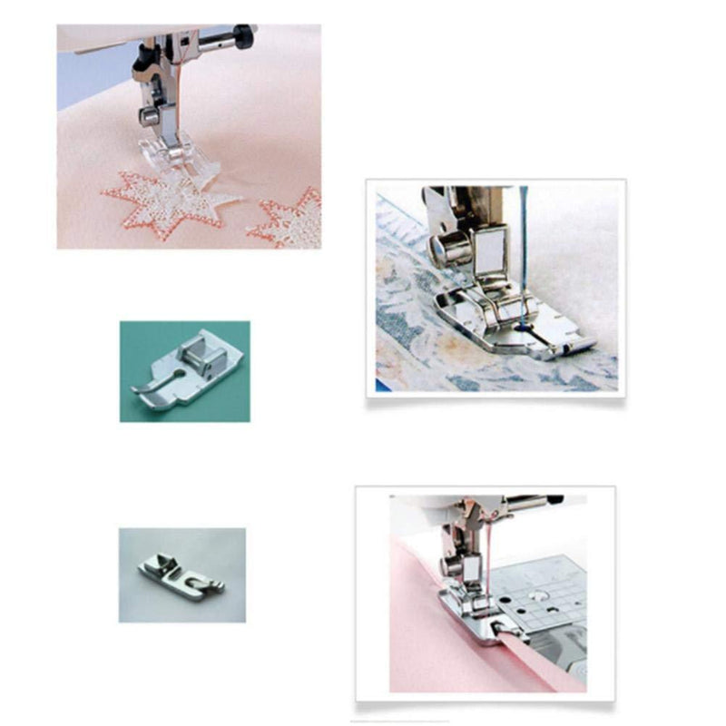11Pcs Multi Function Domestic Sewing Machine Presser Foot Feet Accessories Tools Set
