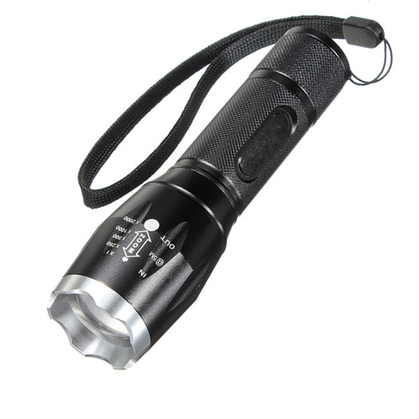 Meco 1600LM Zoomable  T6 18650 LED Flashlight Suit
