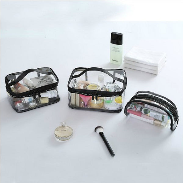 Storage Bag Wash Pvc Bag Men And Women Transparent Cosmetic Bag Waterproof Portable Finishing Package