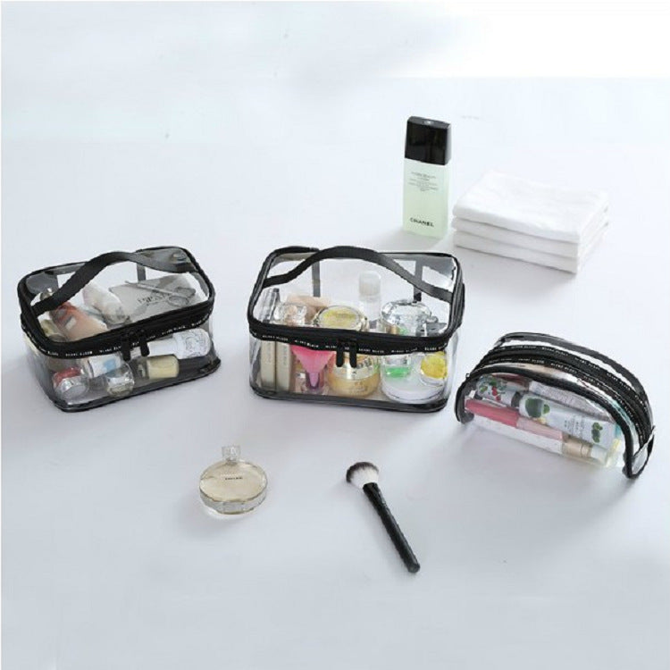 Storage Bag Wash Pvc Bag Men And Women Transparent Cosmetic Bag Waterproof Portable Finishing Package