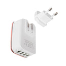 LDNIO 4 USB Ports 4.4A Fast Charger EU Plugs Charger For iphone 8 8 Plus iphone X Xiaomi Samsung