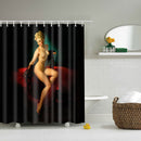 Bathroom Shower Curtains Sexy Woman Shower Curtain Waterproof Polyester Fabric Screen
