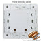 3.1A AC Power Wall Receptacle Socket Plate  Charger Outlet Panel with 4 USB Port