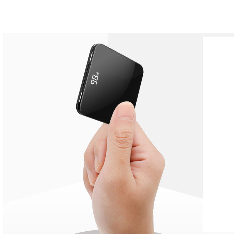 3 IN 1 Mini Power Bank 10000 MAH Thin Portable Wireless 2.1A Fast Charging