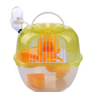 Pet Carring Cage Portable Apple-shaped Hamster Cage Double Deluxe Plastic Outdoor Plastic Hamster Cage Pet Bed