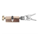 Mechanical Door Lock Aluminum Alloy Home Office Security Handle Deadbolt Latch