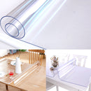 60*120cm Transparent Square Table Mat Waterproof Anti-scald Non-toxic Dining Desk Pad Tablecloth