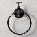 Wall Mounted Towel Ring Holder Kitchen Bathroom Storage Organizer Rack Hanger