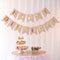 1 SET Paper Happy Birthday Party Bunting Banner Decorations Hanging Pastel Flags Party Decora