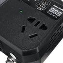 200W 12V/24V To 220V Auto Power Inverter 2 USB 2 Universal Socket Modified Sine Wave Converter