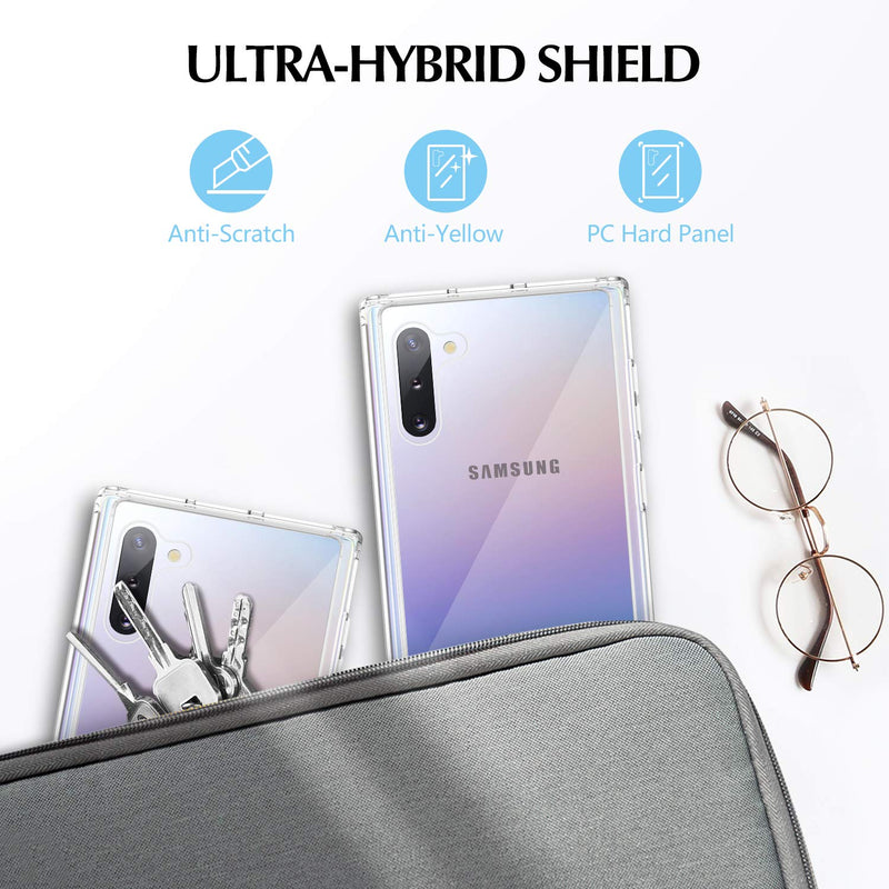 Bakeey Clear Transparent Shockproof PC TPU Protective Case For Samsung Galaxy Note 10/Note 10 5G