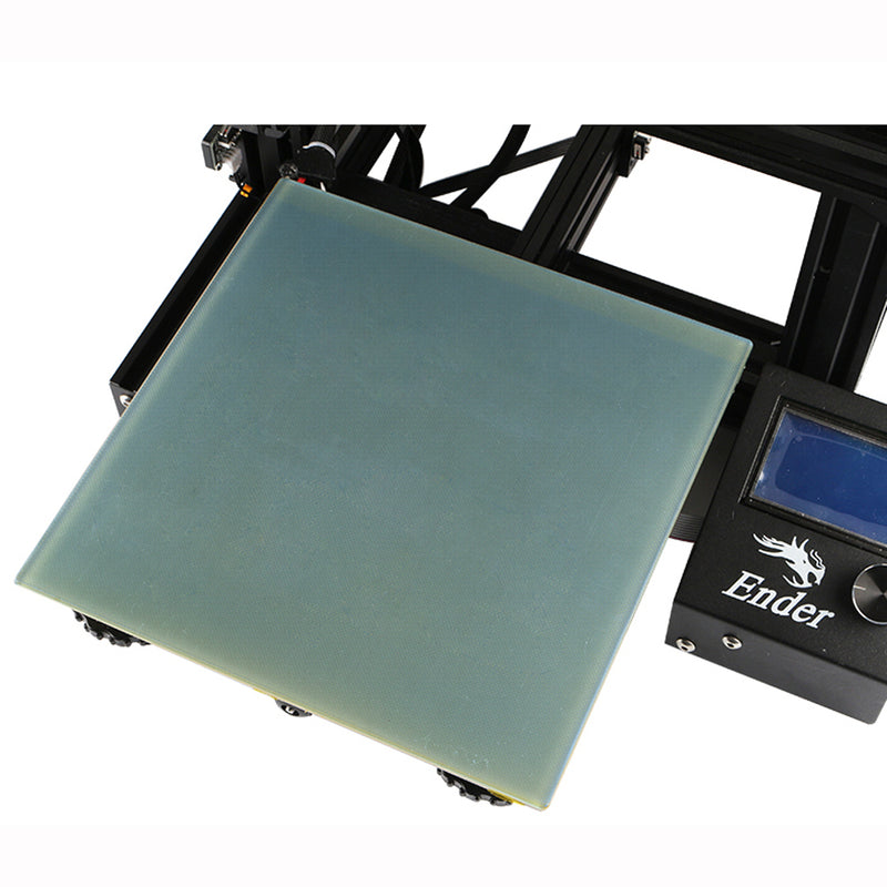235*235mm Upgraded Carbon Silicon Crystal Glass Platform Build Hotbed Heated Bed Glass Platform for Ender-3 / Ender-3 Pro 3D Printer