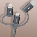 Momax DX2 3A 3 in 1 Type-C Lightning Micro-USB Fast Charging Data Cable For iPhone 8Plus 11 Pro Huawei P30 Pro Mate 30 5G Xiaomi 9Pro Redmi K30