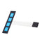 1 Rrow 4 Key Membrane Switch Matrix Keyboard Thin Film Button Control Panel Single-chip Microcomputer Extended Keyboard