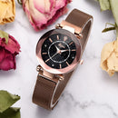 LVPAI P833 Star Dial Shining Unique Design Women Wrist Watch Full Steel Quartz Watches