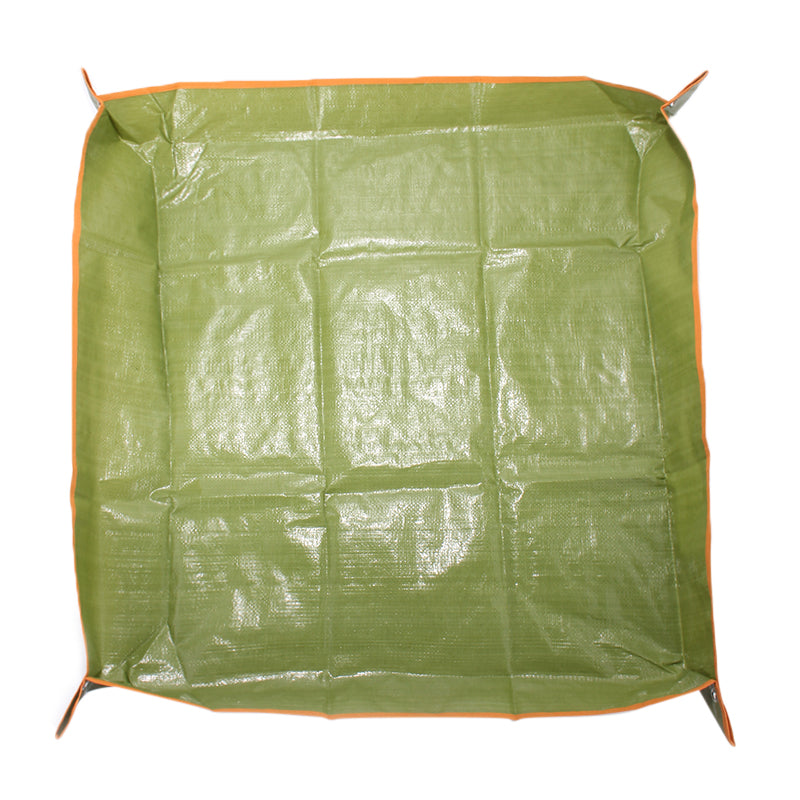 35x35 Inch PE Coating Flower Pot Ground Cloth Gardening Transplant Pruning Ground Mat
